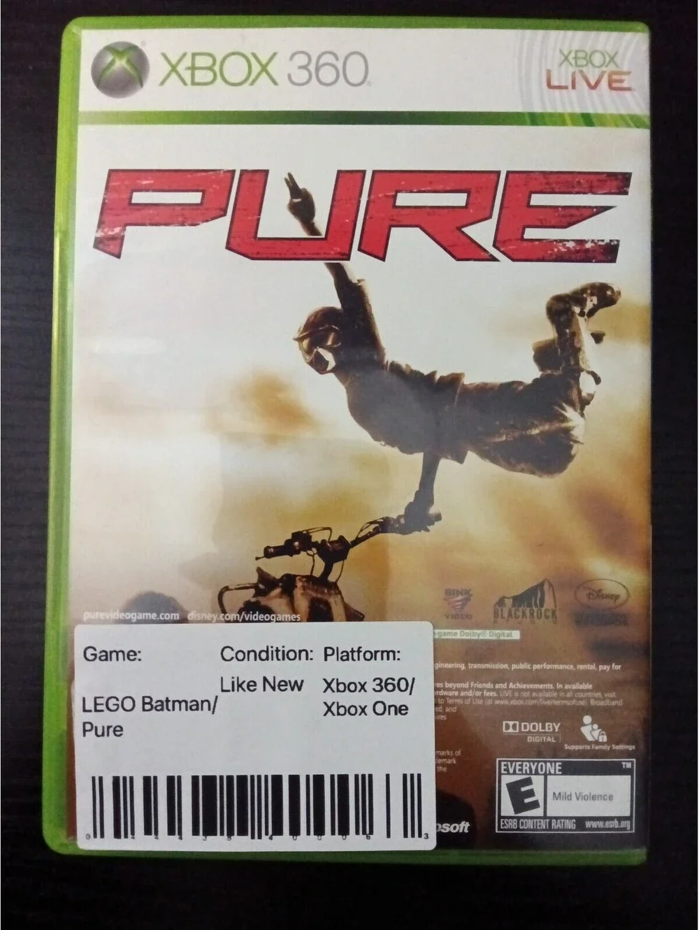 LEGO Batman: The Videogame / Pure (Microsoft Xbox 360, 2009)